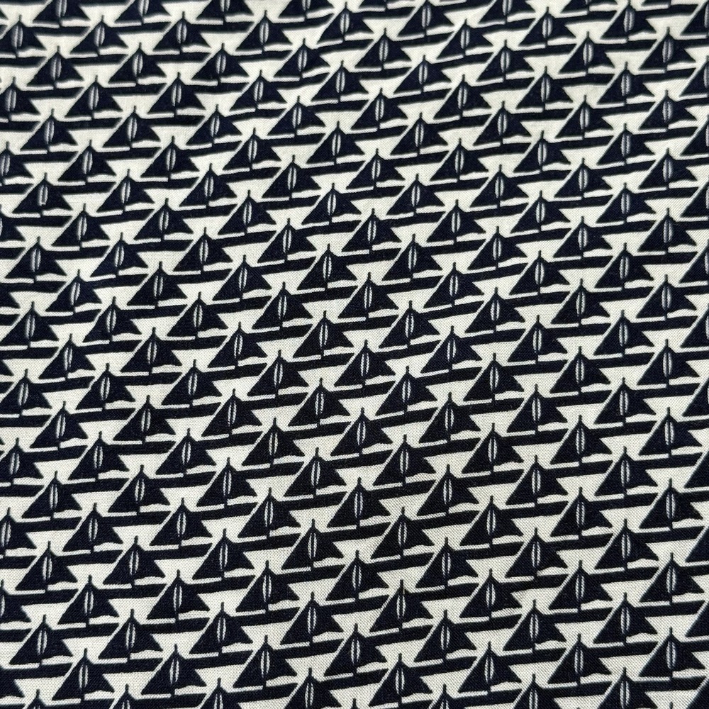 MOLLY BRACKEN Dress Size M Sailboats Print Nautical Shift Blue White Summer - Picture 5 of 10